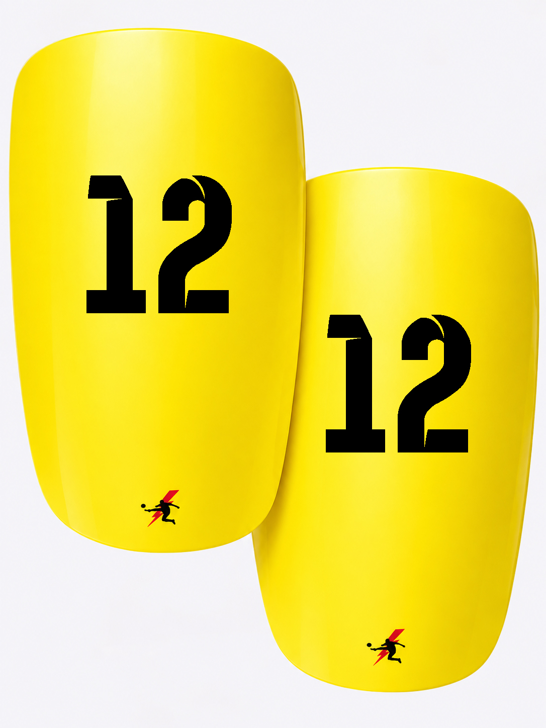 Щитки футбольные с номером 12 (Y12)