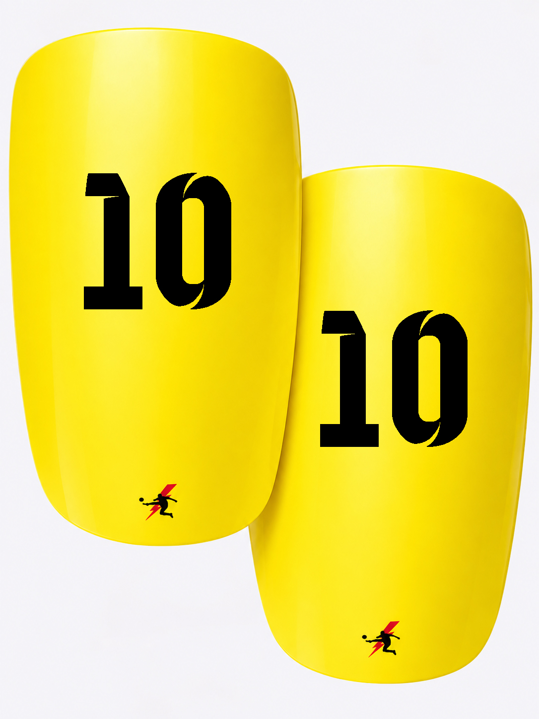 Щитки футбольные с номером 10 (Y10)