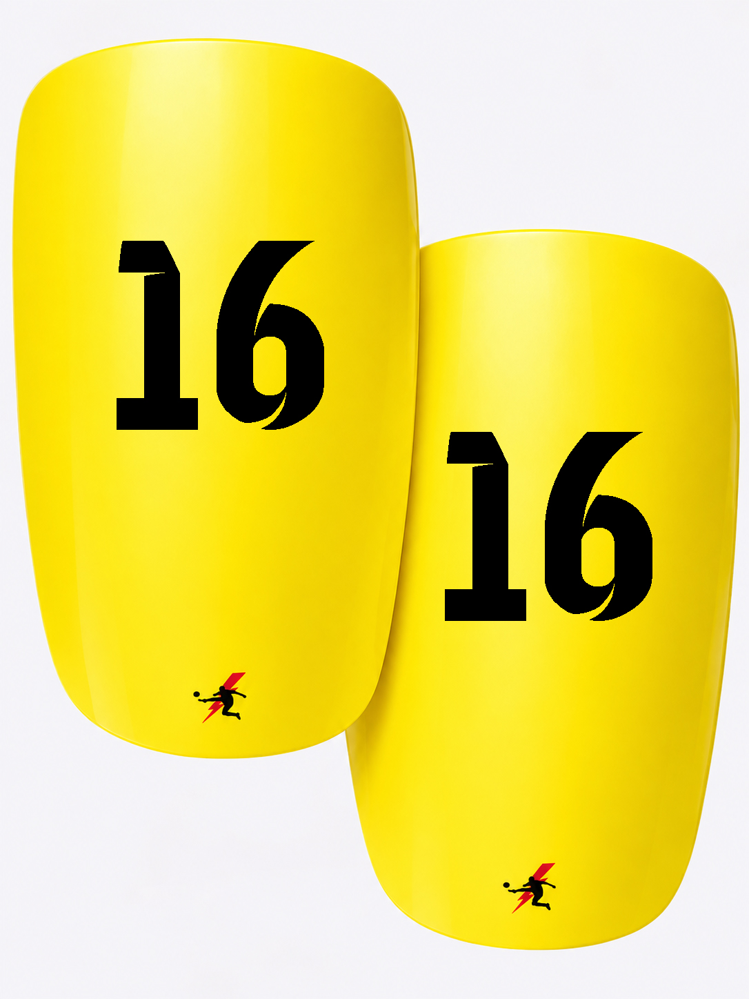 Щитки футбольные с номером 16 (Y16)