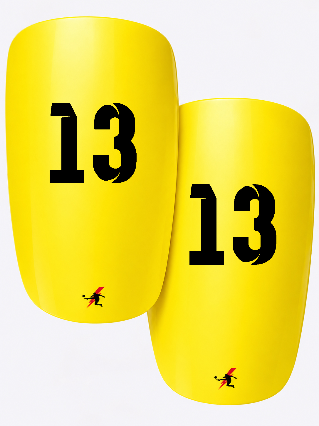 Щитки футбольные с номером 13 (Y13)